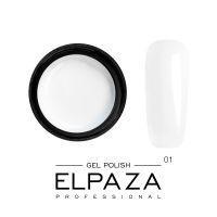 Гель-краска White #01 ELPAZA 8мл. (белая)