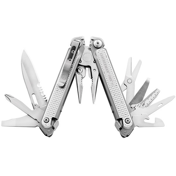 Мультиинструмент LEATHERMAN Мод. FREE P2 (19^)(10,8см)(215,5г.)(чехол: нейлон GRAY), R 38944 - фото 1 - id-p92392403