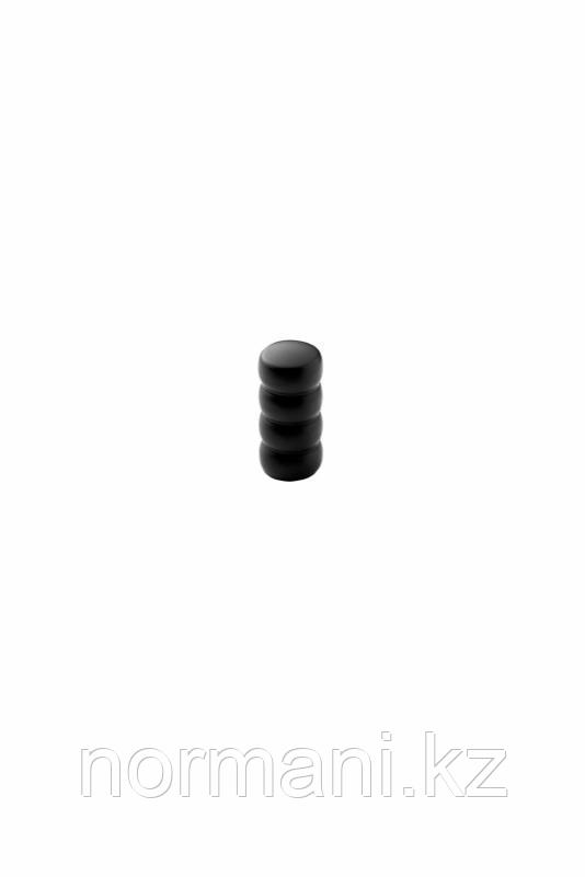 Мебельная ручка кнопка BOUNCE d.16мм, отделка черный матовый