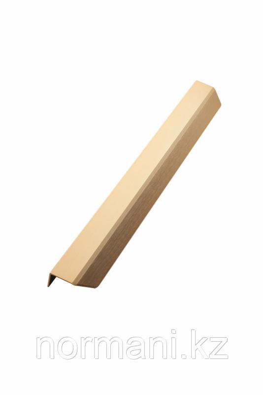 Мебельная ручка накладная BLAZE L.350мм, отделка золото шлифованное