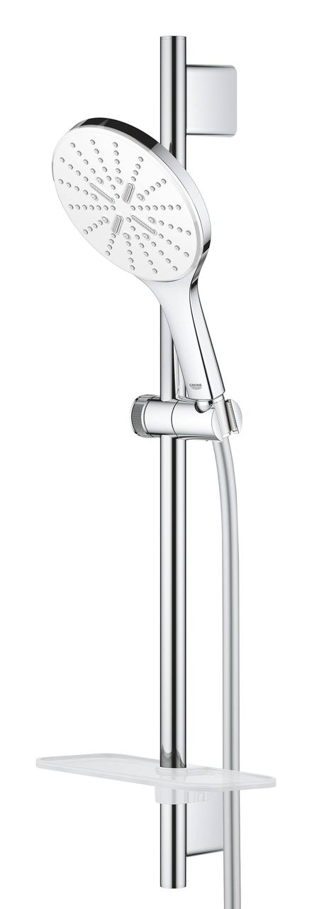 Душевой гарнитур GROHE Rainshower SmartActive 150, 3 вида струй, белая луна (26592LS0)