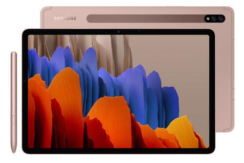 Планшет Samsung Galaxy Tab S7 128 ГБ Bronze - фото 1 - id-p92400833