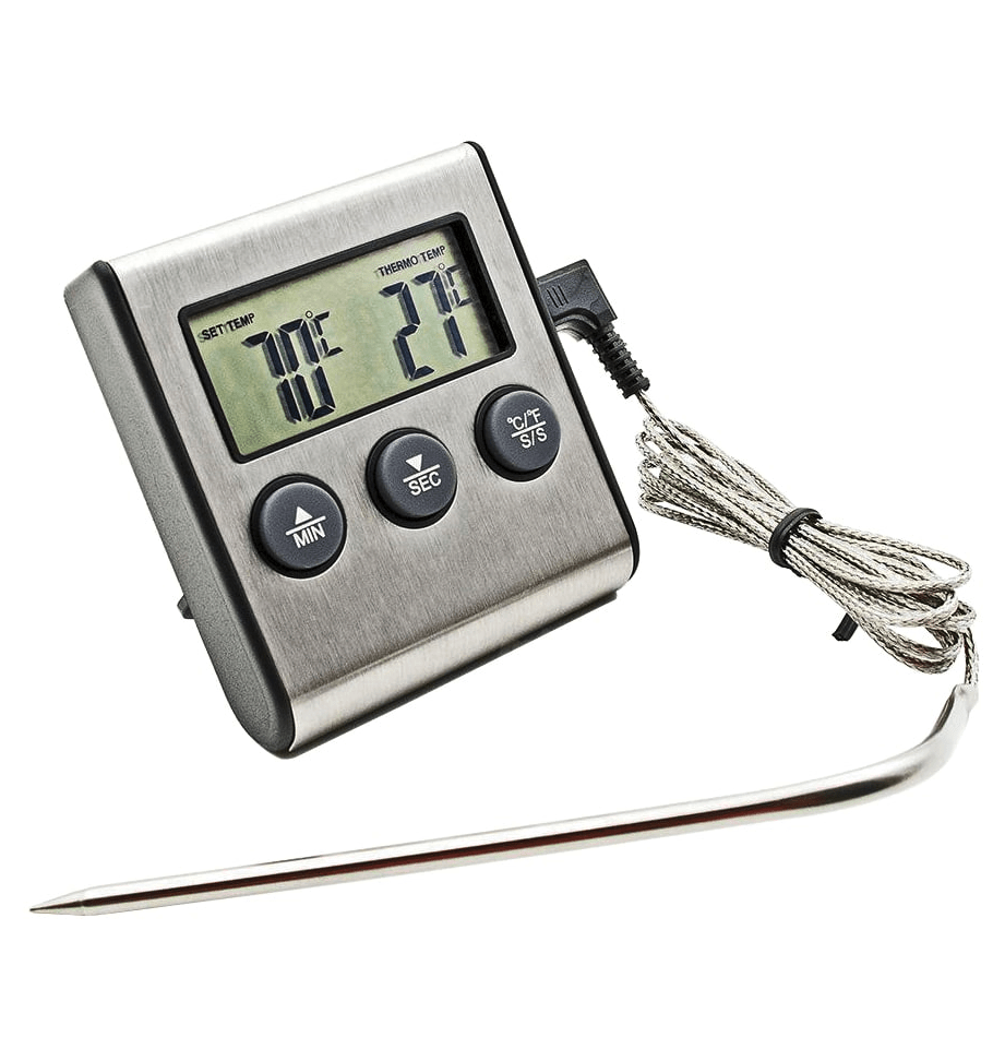 Термометр с проводным термосенсором и звуковым оповещением - фото 1 - id-p75815076