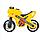 Детский мотоцикл толокар Полесье МХ желтый, фото 2