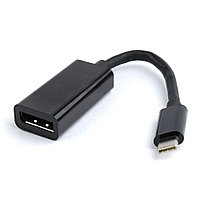 Переходник Cablexpert USB TYPE-C- A-CM-DPF-01 черный