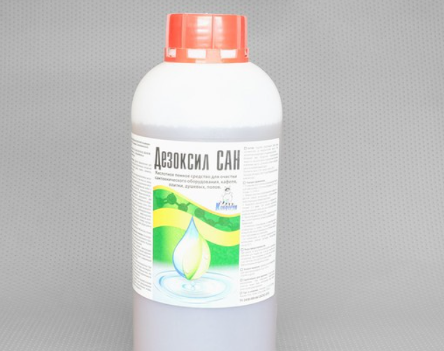 Кислотное пенное средство для очистки сантехнического оборудования Дезоксил САН 10 - фото 1 - id-p92416521
