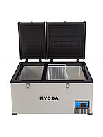 Автохолодильник Kyoda BCDS80, двухкамерный, объем 80 л, вес 30 кг ар.2357
