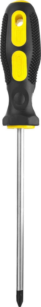 Отвертка STAYER "MASTER", двухкомпонентная рукоятка, магнитный наконечник, PH2x150мм