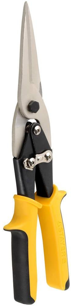 STAYER Ножницы по металлу HERCULES, прямые удлинённые, Cr-Mo, 290 мм, серия Professional