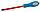 ЗУБР "ПРОФИ ЭЛЕКТРИК". Отвертка Cr-V, трехкомпонент рукоятка, высоковольтная до ~1000В, SL, 8,0x175 мм, фото 2