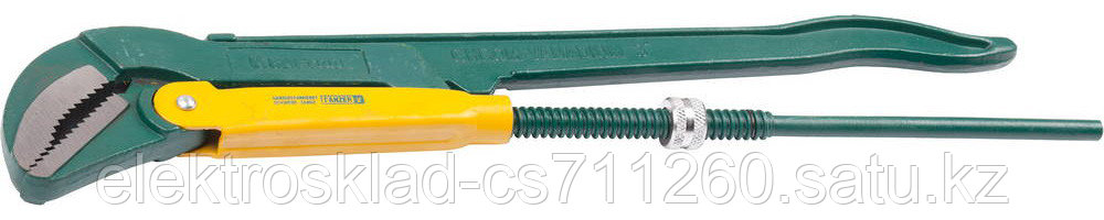 Ключ KRAFTOOL трубный, рычажный, тип "PANZER-V", изогнутые губки, цельнокованный, Cr-V сталь, 3"/670мм 