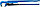 Ключ трубный рычажный ЗУБР "ПРОФЕССИОНАЛ", прямые губки, цельнокованый, Сr-V, № 3, 2", фото 2