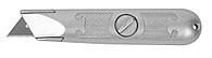 Нож ЗУБР "МАСТЕР" с трапециевидным лезвием тип А24, металлический корпус, фиксированное лезвие 