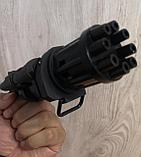 Мыльный пистолет средний- генератор мыльных пузырей, черный, фото 3
