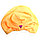 Полотенце для сушки волос банное тюрбан из микрофибры желтое, фото 4
