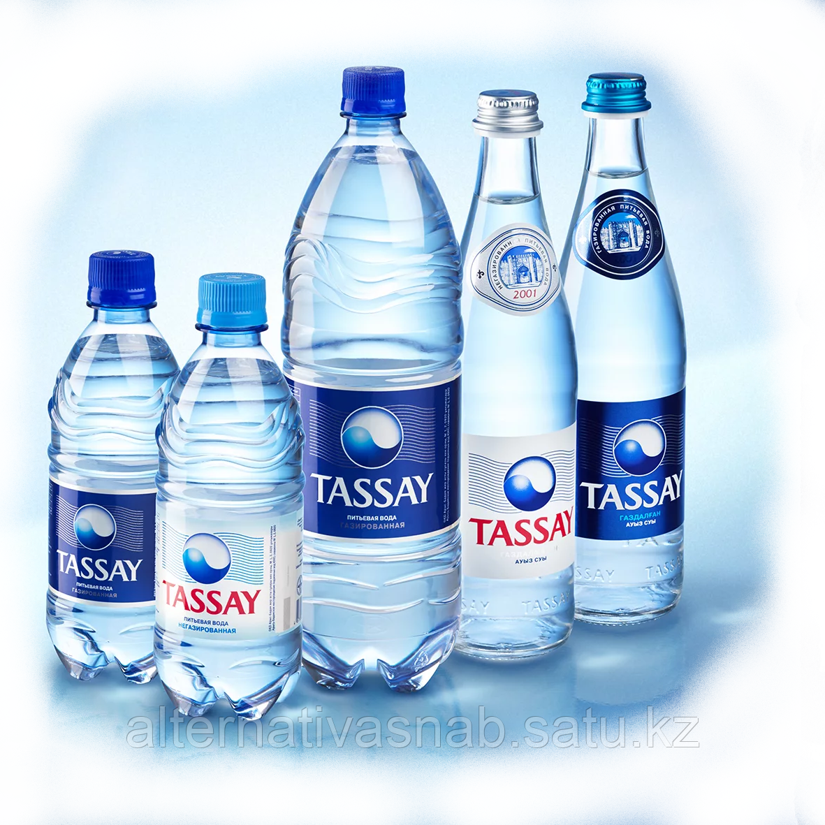 Вода газированная Tassay, 1л, пластик - фото 1 - id-p92472697