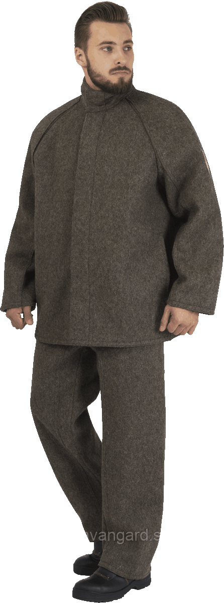 Костюм рабочий огнестойкий суконный (куртка, брюки) - фото 1 - id-p787517