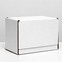 Коробка самосборная, белая, 26,5 х 16,5 х 19 см