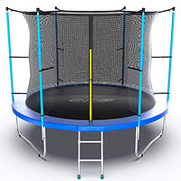 Батут EVO JUMP Internal, d=305 см, с внутренней защитной сеткой и лестницей, цвет синий