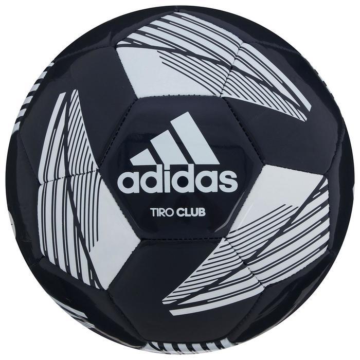 Мяч футбольный ADIDAS Tiro Club, размер 5, ТПУ, 12 панелей, машинная сшивка, цвет белый/синий