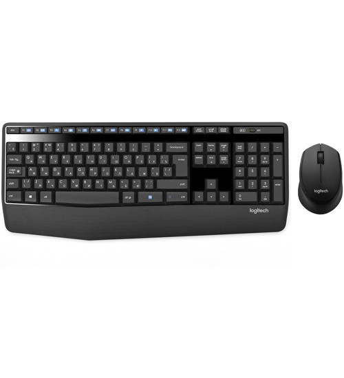 Клавиатура и мышь, USB, Logitech MK345, Черный
