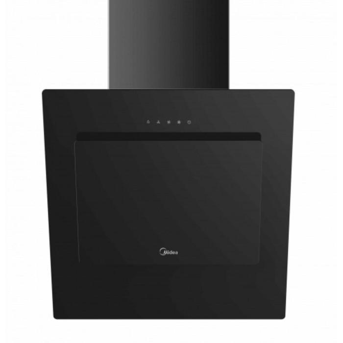 Вытяжка Midea MH60AN595GB, встраиваемая, 1150 м3/ч, 4 скорости, 60 см, чёрная