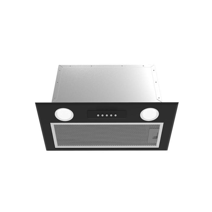Вытяжка Midea MH60I350B, встраиваемая, 900 м3/ч, 52 см, кнопочное управление, чёрная