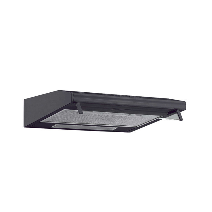 Вытяжка MBS RUMIA 160 BLACK, плоская, 350 м3/ч, 3 скорости, 60 см, чёрная