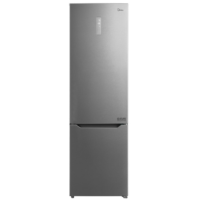 Холодильник Midea MRB520SFNX1, двухкамерный, класс А++, 350 л, No Frost, серебристый