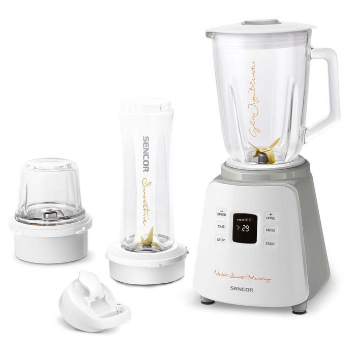 Блендер Sencor SBL 4870WH, стационарный, 800 Вт, 1.5 л, 12 скоростей, белый