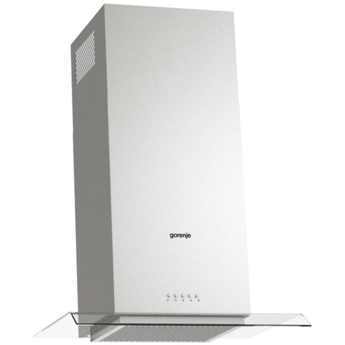 Вытяжка Gorenje WHGC633E16X, каминная, 462 м3/ч, 3 скорости, 60 см, серебристая