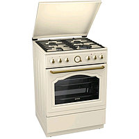 Плита Gorenje El Classico GI 62 CLII, газовая, 4 конфорки, 64 л, гриль, бежевая