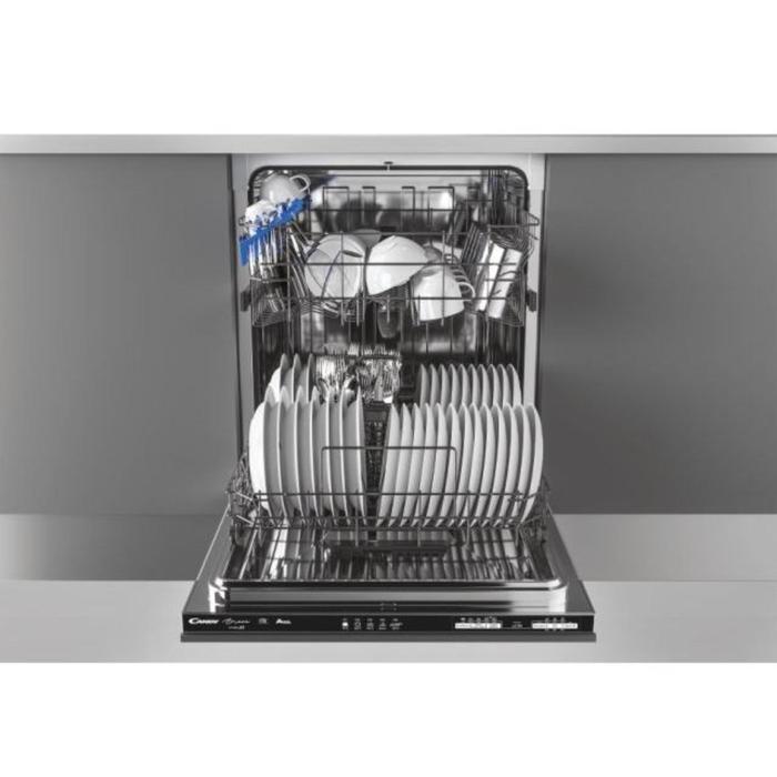 Посудомоечная машина Candy CDIN 1L380PB-07, встраиваемая, класс А+ 13 комплектов, 6 программ