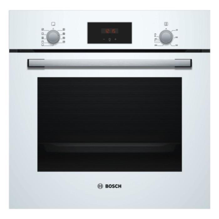 Духовой шкаф Bosch HBF134EV0R, электрический, 3300 Вт, класс А, 66 л, белый