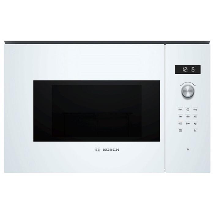 Встраиваемая микроволновая печь Bosch BFL524MW0, 800 Вт, 20 л, белый
