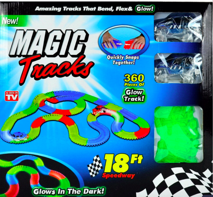 Magic Tracks магический трек с двумя машинками мэджик трек