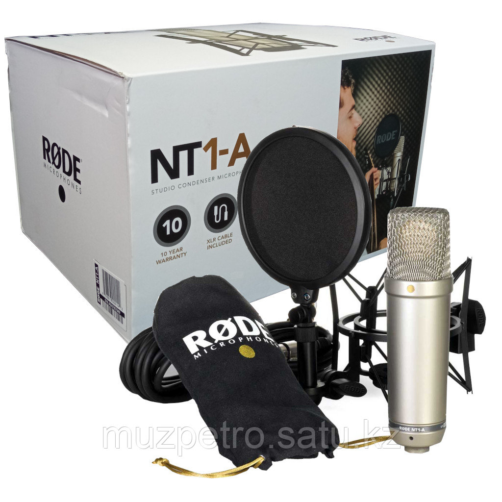 Конденсаторный шнуровой микрофон RODE NT1-A - фото 1 - id-p92482583
