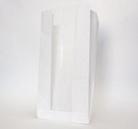 Бумажный пакет с плоским дном с окном 310*170*70(100) белый