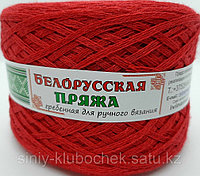 Пряжа для вязания Слонимская полухлопок (в 4 нити) Красный