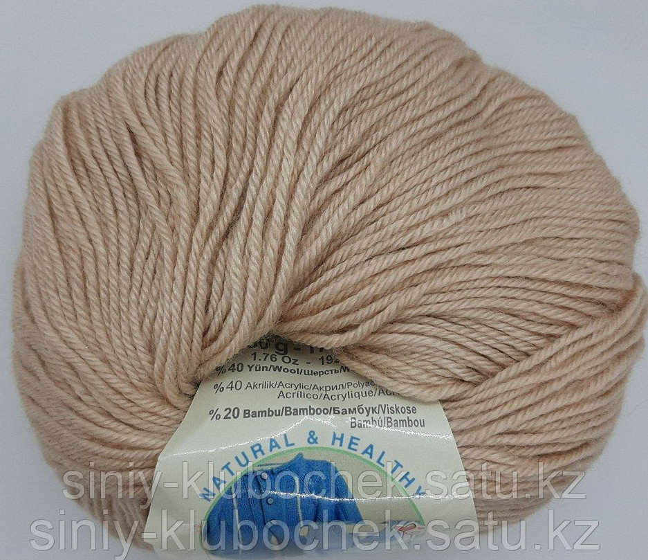 Пряжа для вязания Baby wool (Беби Вул) Светло-бежевый 310 - фото 2 - id-p92393143