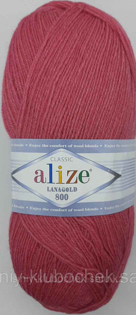 Пряжа для вязания Lanagold 800 (Ланаголд 800) Темно розовый 359 - фото 2 - id-p92393681