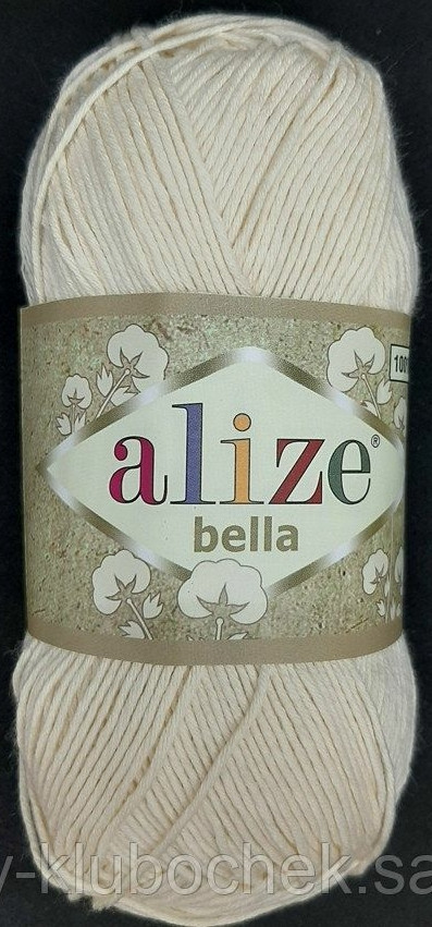 Пряжа для вязания Bella (Бэлла) Сливочный 01 - фото 2 - id-p92393183