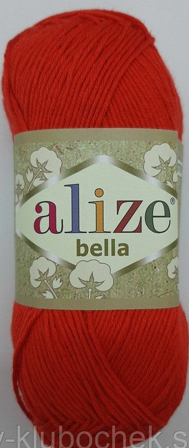 Пряжа для вязания Bella (Бэлла) Красный 56 - фото 2 - id-p92393189