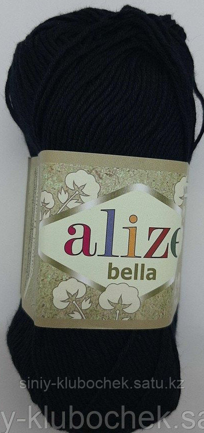 Пряжа для вязания Bella (Бэлла) Черный 60 - фото 2 - id-p92393190