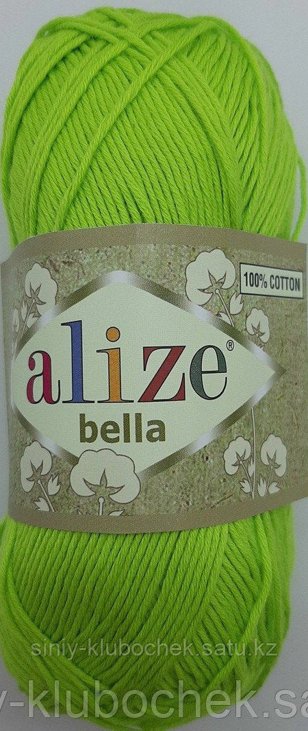 Пряжа для вязания Bella (Бэлла) Салат 612 - фото 2 - id-p92393201