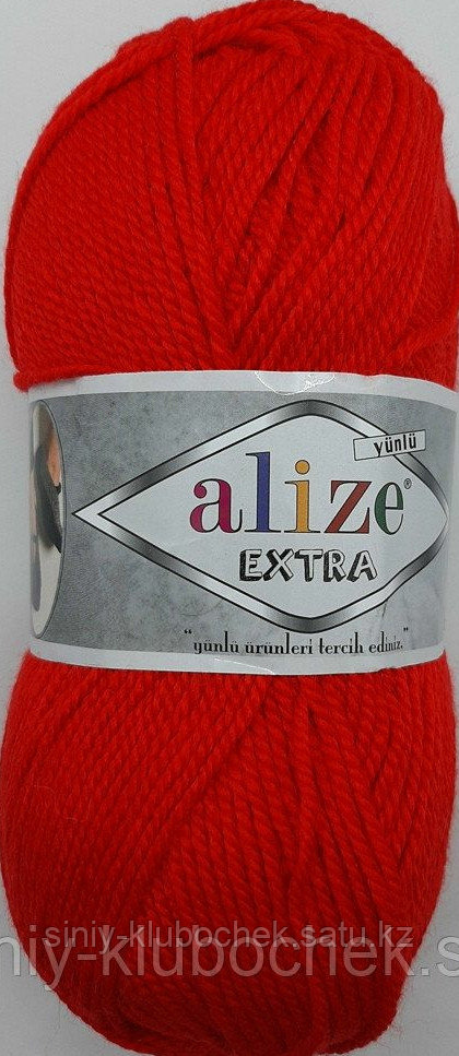 Пряжа для вязания Extra (Экстра) Красный 56 - фото 2 - id-p92393446