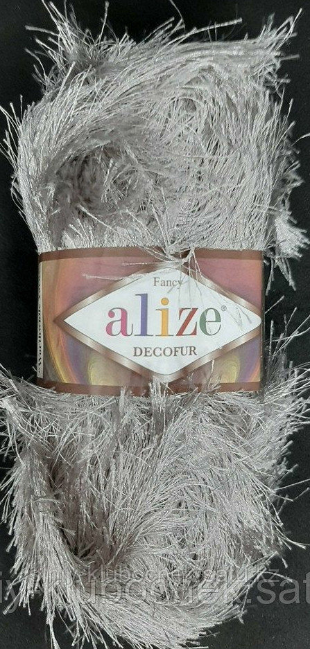 Пряжа для вязания Decofur (Декофур) Сталь 119 - фото 2 - id-p92393425