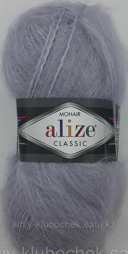 Пряжа для вязания Mohair Classic (Мохер Классик) Светло-серый 52 - фото 2 - id-p92290241