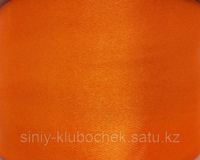 Лента атласная 50 мм Ярко-оранжевый 3020 - фото 1 - id-p92476224