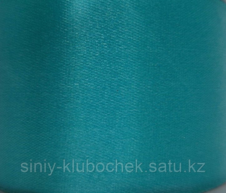 Лента атласная 50 мм Сине-зеленый 3154 - фото 1 - id-p92476246